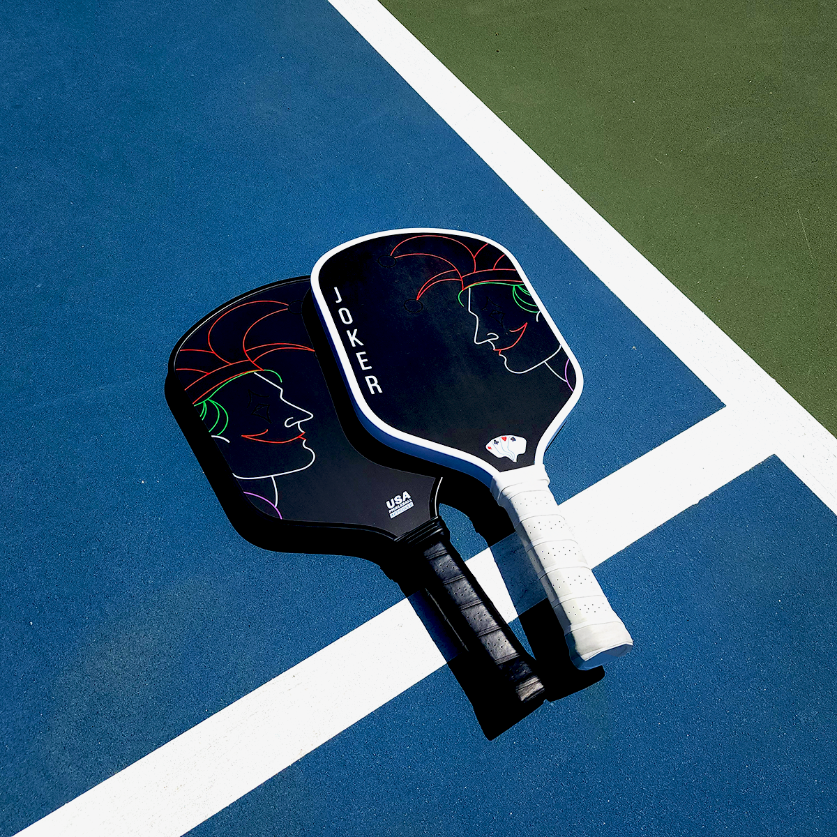 Joker Pickleball Paddle - All Court Gen 2 Foam Injected Thermoformed Raw Carbon Fiber