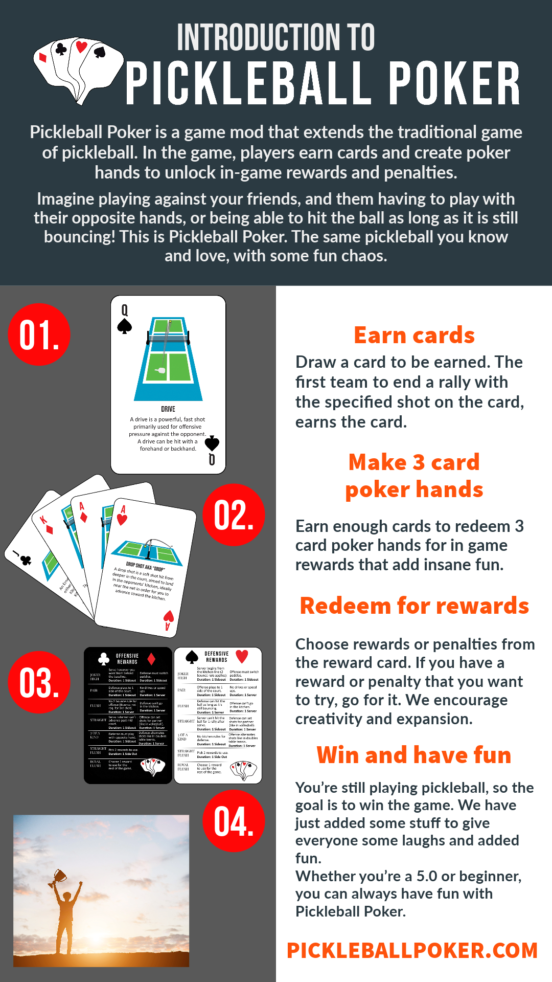 Pickleball Poker - The Game